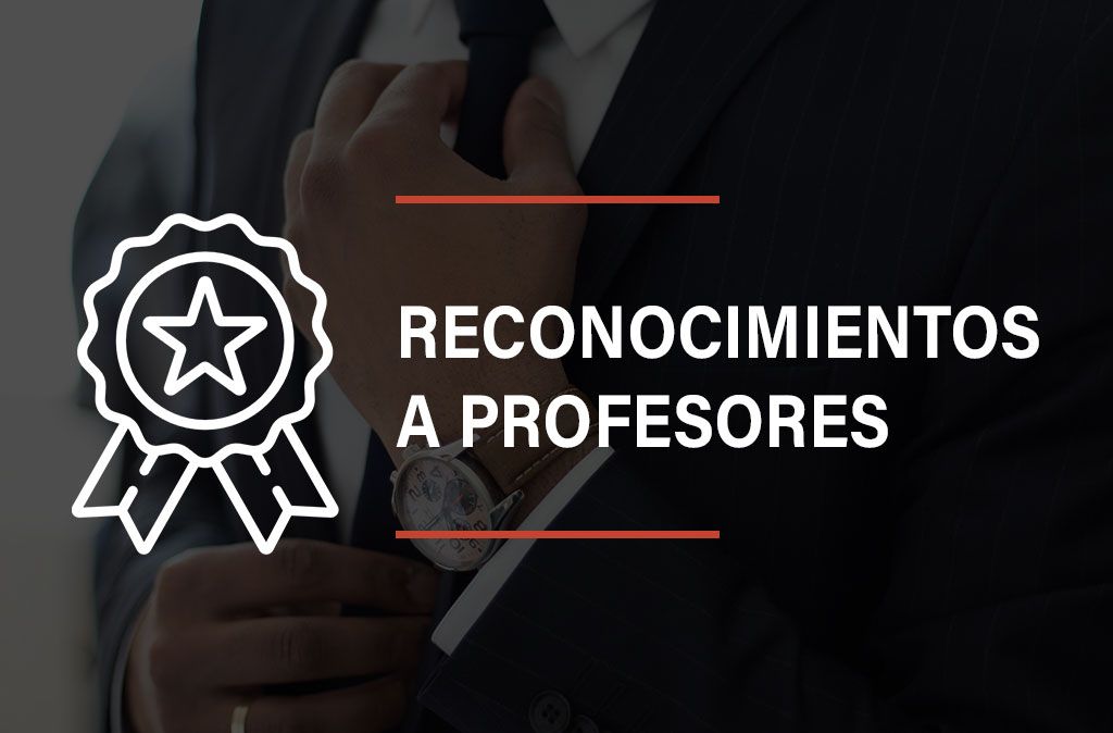 Reconocimientos profesor